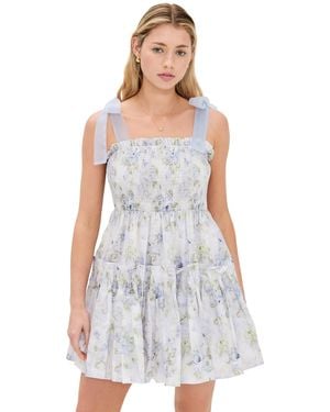 En Saison Scarlet Mini Dress - White