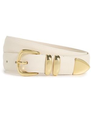 Anderson's Narrow Soft Grained Calf Leather Belt - Multicolor