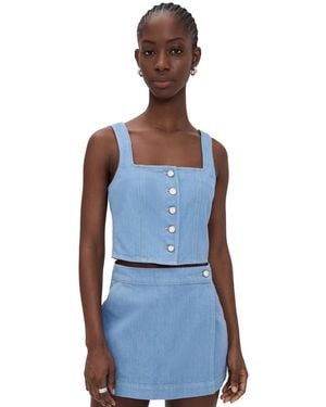 Veronica Beard Spensley Vest - Blue