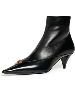 Versace Booties T.55 Calf Leather 1B00V - Black