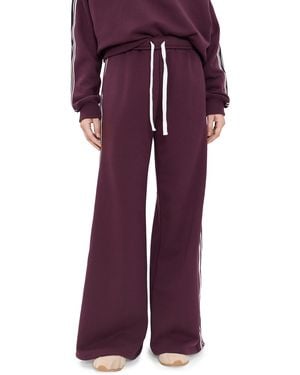 Splits59 Dallas French Terry Wide Leg Sweatpants - Purple