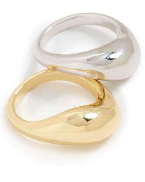 Shashi Wayne Ring Set - White