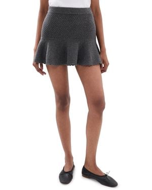 THE GARMENT Como Crochet Mini Skirt - Black