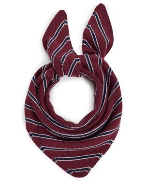 Madewell Jaine Knitted Bandana Scarf - Purple
