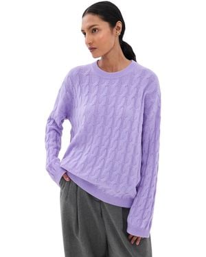 Lisa Yang Seymour Cashmere Sweater - Purple