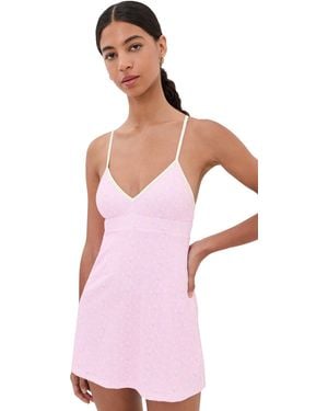 LoveShackFancy Lashinda Dress - Pink