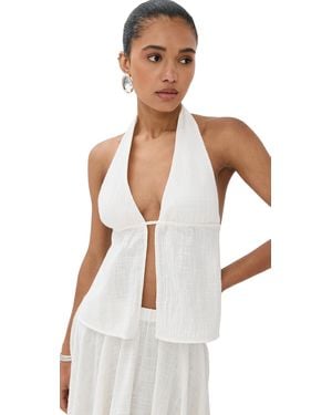STAUD Flores Top - White