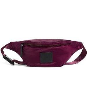 Anine Bing Leon Small Nylon Waist Bag - Purple