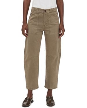 Madewell Non Denim Utility Darted Barrel Pants - Natural