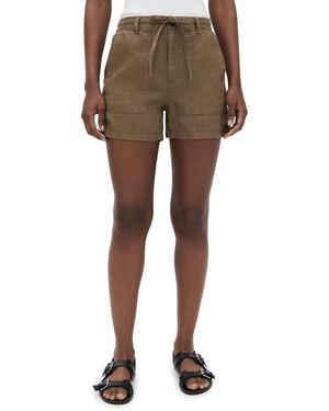 Madewell Linen Pull-On Drawstring Shorts - Natural