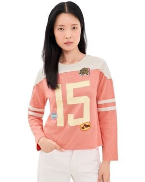 Mother The Outfielder Catch Tee - Pink