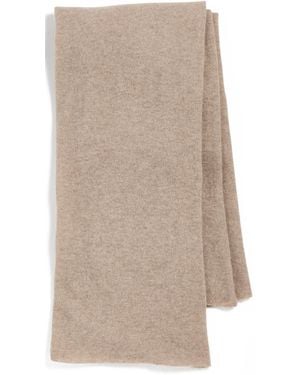 White + Warren Cashmere Travel Wrap Scarf - Natural