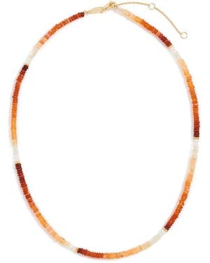 Shashi Odessa Gemstone Necklace - White