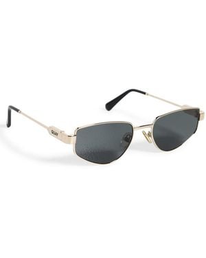 Quay Hit Single Sunglasses - Black