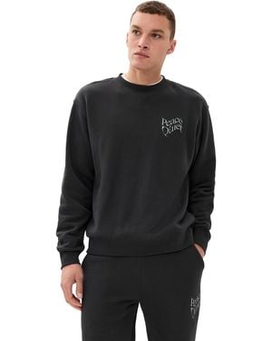 Museum of Peace & Quiet Warped Crewneck Sweatshirt - Black