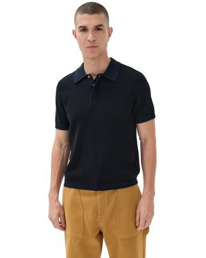 Awet Girma Knit Polo - Blue