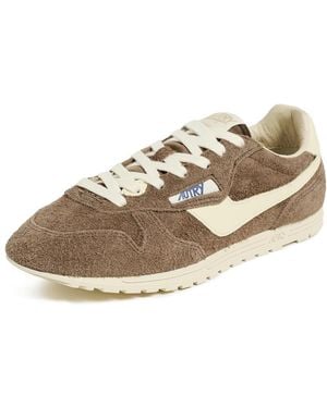Autry Windspin Low Suede Sneakers - White
