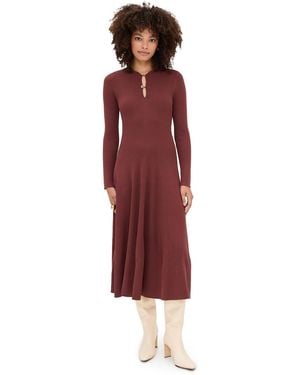 Astr Fallyn Sweater Dress - Red