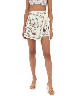 Agua Bendita Luna Quebrada Skirt - Black