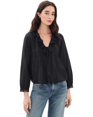 Madewell The Georgina Top - Black