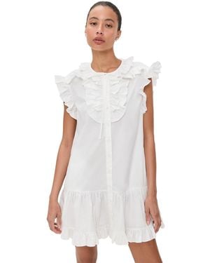 AKNVAS Maya Cotton Dress - White