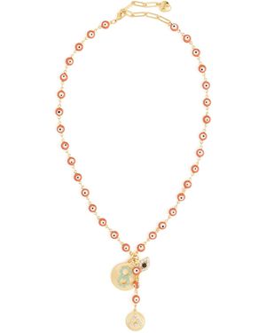 Elizabeth Cole Galia Necklace - Orange