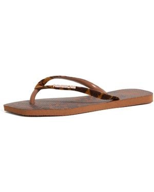 Havaianas Square Velvet Sandals - Black