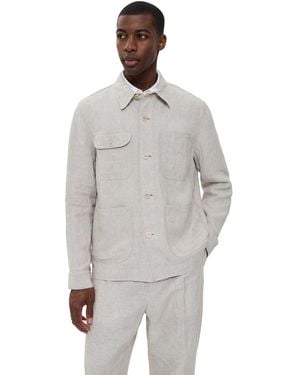Alex Mill Linen Work Jacket - White
