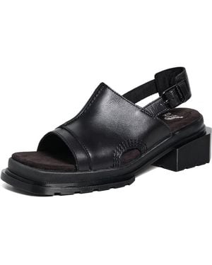 Dr. Martens Maybole Open Toe Wanama Sandals - Black