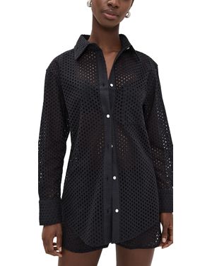 Solid & Striped The Bronte Button Down - Black