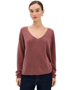 LeKasha Tibet Cashmere Sweater - Red