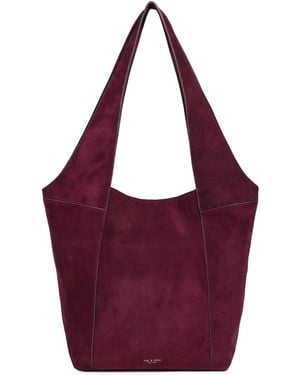 Rag & Bone Brayton Large Shopper Tote - Purple