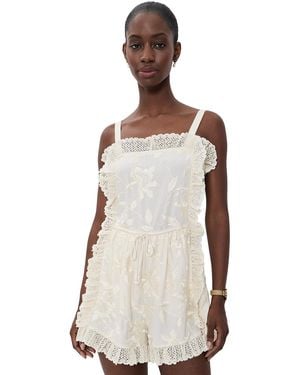 Sea Alina Lace Romper - Natural