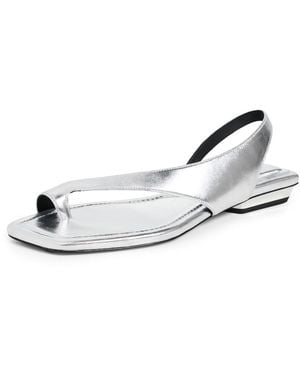 Rag & Bone Liv Flat Sandals - White