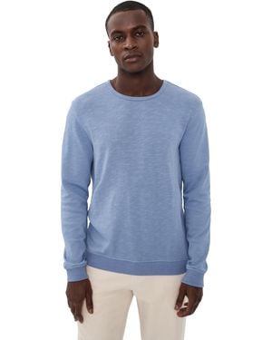 Onia Slub Terry Crewneck - Blue