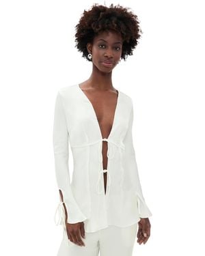 Lioness Veil Blouse - Black