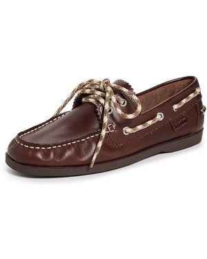Loeffler Randall Franco Boat Shoes - Brown