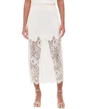 LoveShackFancy Ilene Skirt - Natural