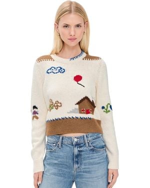 Mother The Shrunken Pullover - Blue