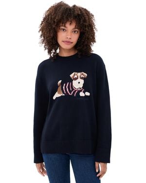 Rowing Blazers Cotton Terrier Dog Sweater - Blue