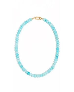 Hart Opal Gemstone Necklace - Blue