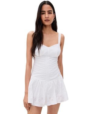 Peachy Den Dylan Romper Dress - White