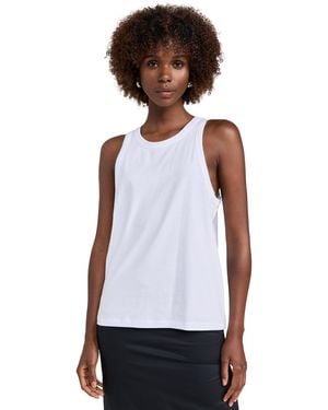 St. Agni Organic Cotton Boxy Tank - White