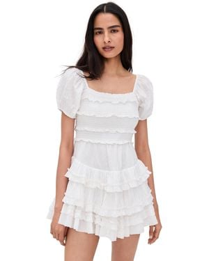 LoveShackFancy Fellows Dress - White