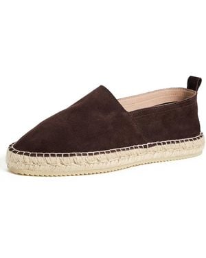 Frescobol Carioca Helio Suede Espadrilles - Brown