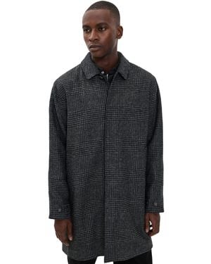 Barbour Lorden Wool Overcoat - Black