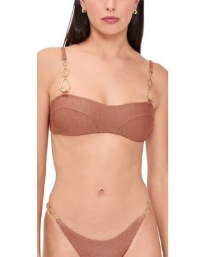 PQ Swim Sasha Bralette Top - Black