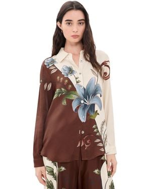 FARM Rio Milena Winter Shirt - Red
