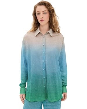 Oséree Lumiere Shade Shirt - Blue