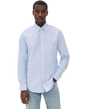 Gitman Vintage Striped Oxford Shirt - Blue